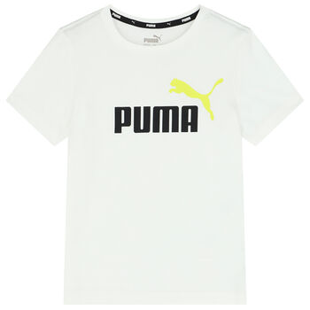 Boys White Logo T-Shirt